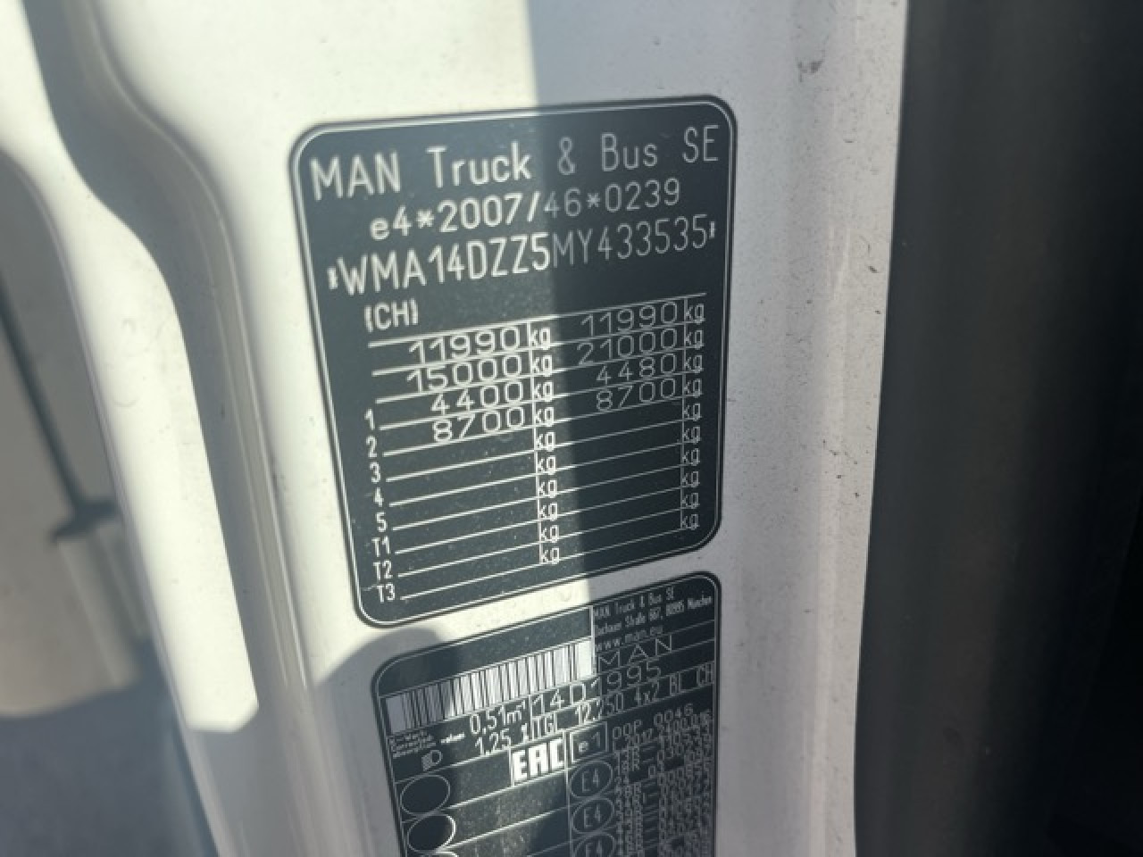 MAN TGL 12.250 4x2 BL Euro6 Klima AHK Luftfeder - Varebil med skap: bilde 2 MAN TGL 12.250 4x2 BL Euro6 Klima AHK Luftfeder - Varebil med skap: bilde 2