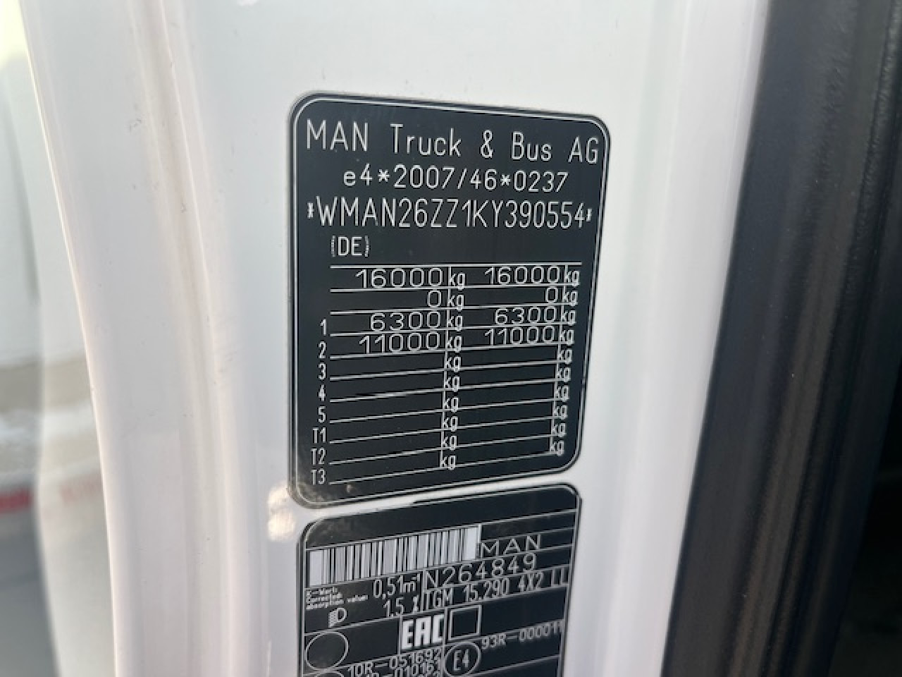 Kjølebil MAN TGM 15.290 4x2 LL Tiefkühler ATP möglich Euro6: bilde 11 Kjølebil MAN TGM 15.290 4x2 LL Tiefkühler ATP möglich Euro6: bilde 11