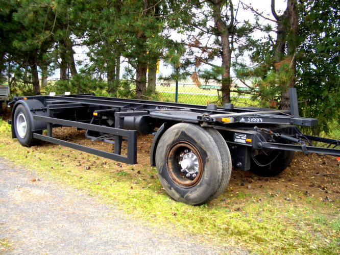 EAF 18-7,4/132E - Container-transport/ Vekselflak tilhenger: bilde 1 EAF 18-7,4/132E - Container-transport/ Vekselflak tilhenger: bilde 1