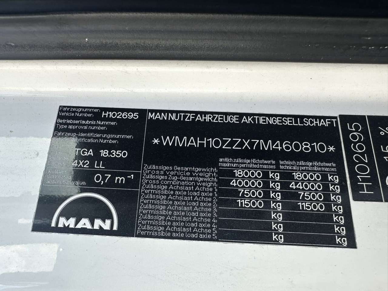 MAN TGA 18.350 4x2 LL TGA 18.350 4x2 LL, Fahrschulausstattung - Lastebil: bilde 2 MAN TGA 18.350 4x2 LL TGA 18.350 4x2 LL, Fahrschulausstattung - Lastebil: bilde 2