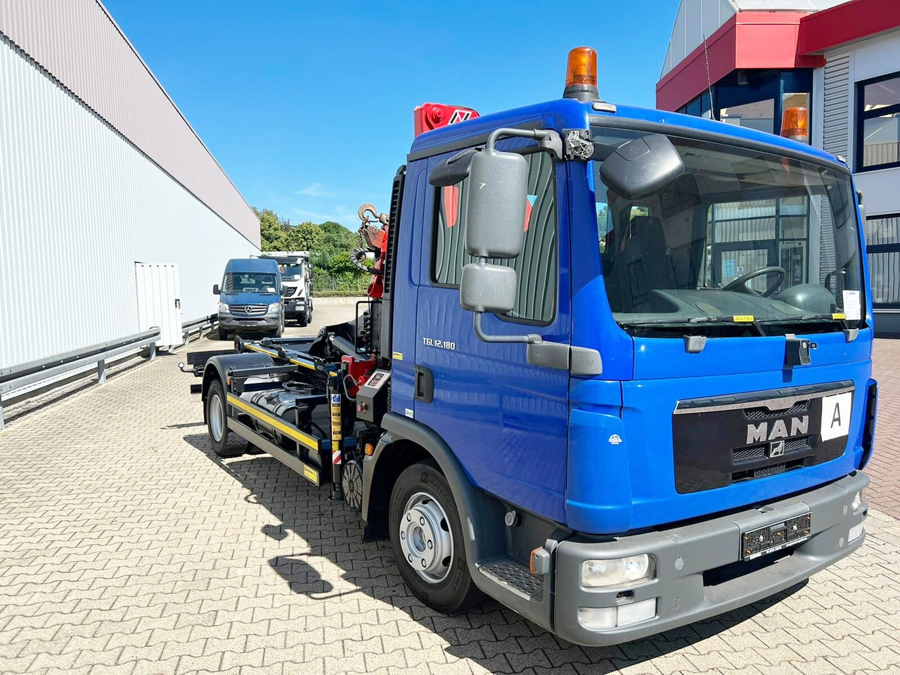 Krokbil, Kranbil MAN TGL 12.180/210 4x2 BB TGL 12.180/210 4x2 BB, City-Abroller, Kran AMCO VEBA 807N2S: bilde 9