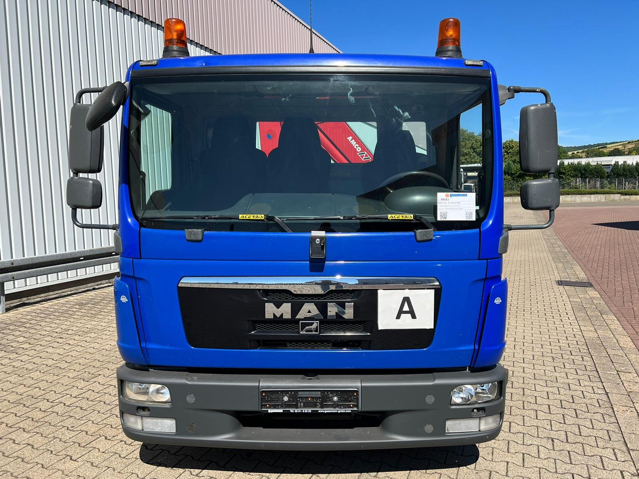 Krokbil, Kranbil MAN TGL 12.180/210 4x2 BB TGL 12.180/210 4x2 BB, City-Abroller, Kran AMCO VEBA 807N2S: bilde 8