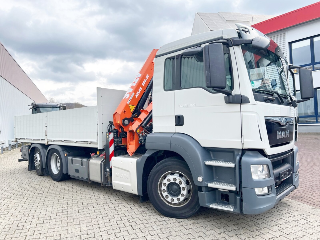 Leie MAN TGS 26.360/400 6x2-4 BL TGS 26.360/400 6x2-4 BL, Lenk-/Lift, Kran Atlas AK 206.3E A5, Funk MAN TGS 26.360/400 6x2-4 BL TGS 26.360/400 6x2-4 BL, Lenk-/Lift, Kran Atlas AK 206.3E A5, Funk: bilde 10
