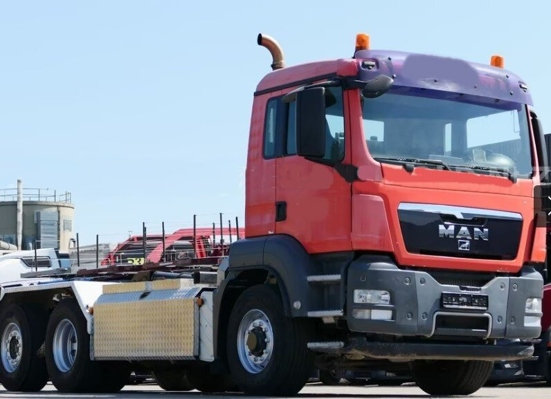 MAN TGS 26.480 6x4H-4 BL TGS 26.480 6x4H-4 BL, Multilift Abroller HydroDrive, Lenk-/Liftachse, Wechselfahrzeug - Krokbil: bilde 1 MAN TGS 26.480 6x4H-4 BL TGS 26.480 6x4H-4 BL, Multilift Abroller HydroDrive, Lenk-/Liftachse, Wechselfahrzeug - Krokbil: bilde 1