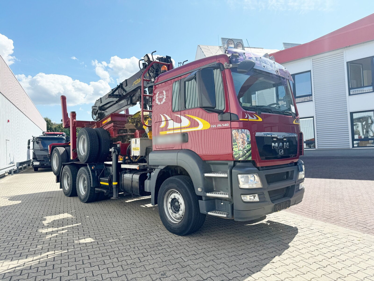 Tømmerbil, Kranbil MAN TGS 26.540 6X4 BL TGS 26.540 6X4 BL, Intarder, Kran Epsilon S260L82, Langholz: bilde 9