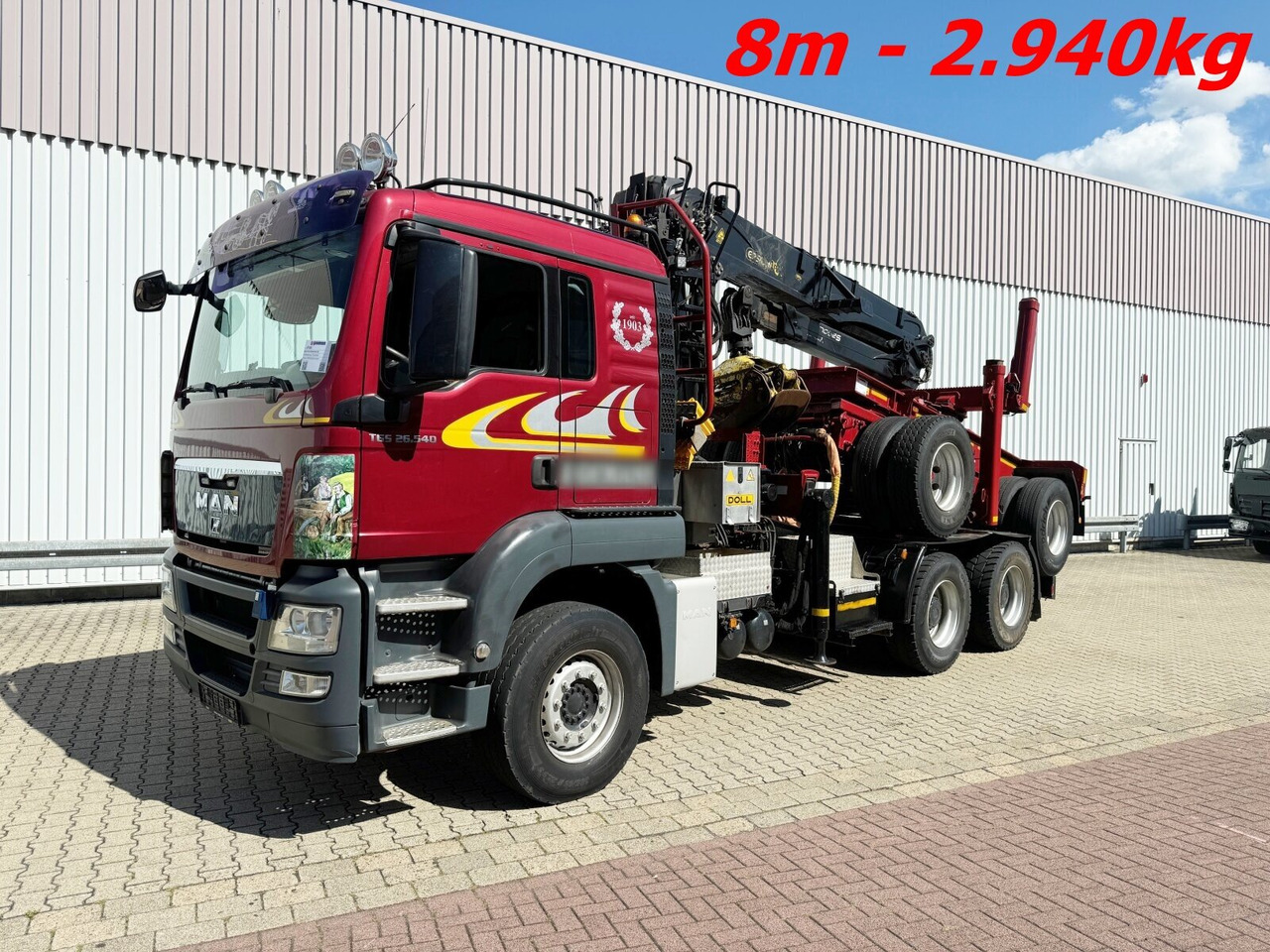MAN TGS 26.540 6X4 BL TGS 26.540 6X4 BL, Intarder, Kran Epsilon S260L82, Langholz - Tømmerbil, Kranbil: bilde 1 MAN TGS 26.540 6X4 BL TGS 26.540 6X4 BL, Intarder, Kran Epsilon S260L82, Langholz - Tømmerbil, Kranbil: bilde 1