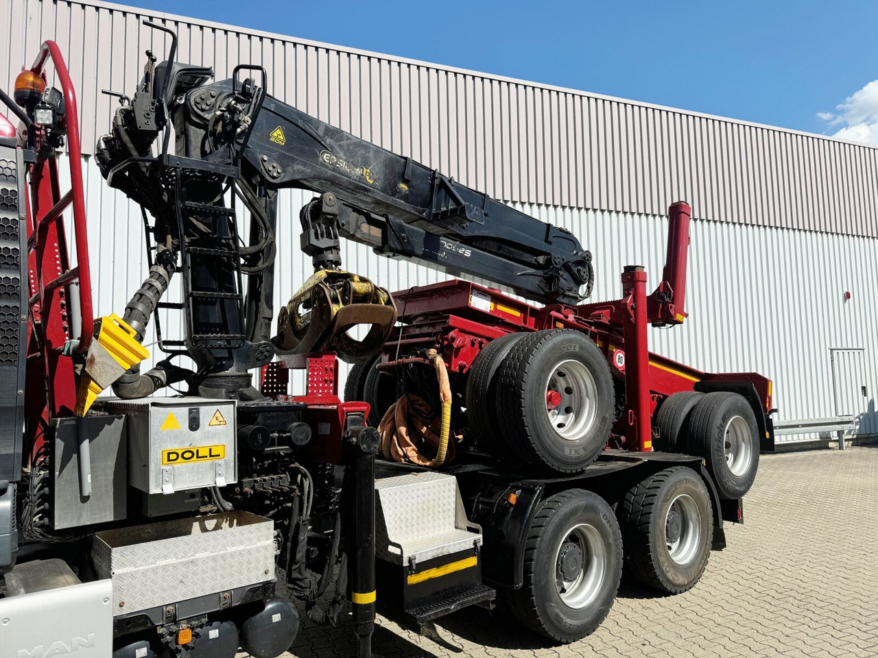 Tømmerbil, Kranbil MAN TGS 26.540 6X4 BL TGS 26.540 6X4 BL, Intarder, Kran Epsilon S260L82, Langholz: bilde 14