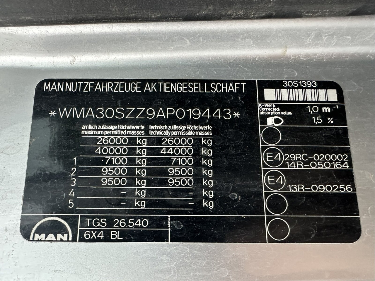 MAN TGS 26.540 6x4 BL TGS 26.540 6x4 BL, Bordmatik, Retarder, Meiller - Tippbil: bilde 5 MAN TGS 26.540 6x4 BL TGS 26.540 6x4 BL, Bordmatik, Retarder, Meiller - Tippbil: bilde 5