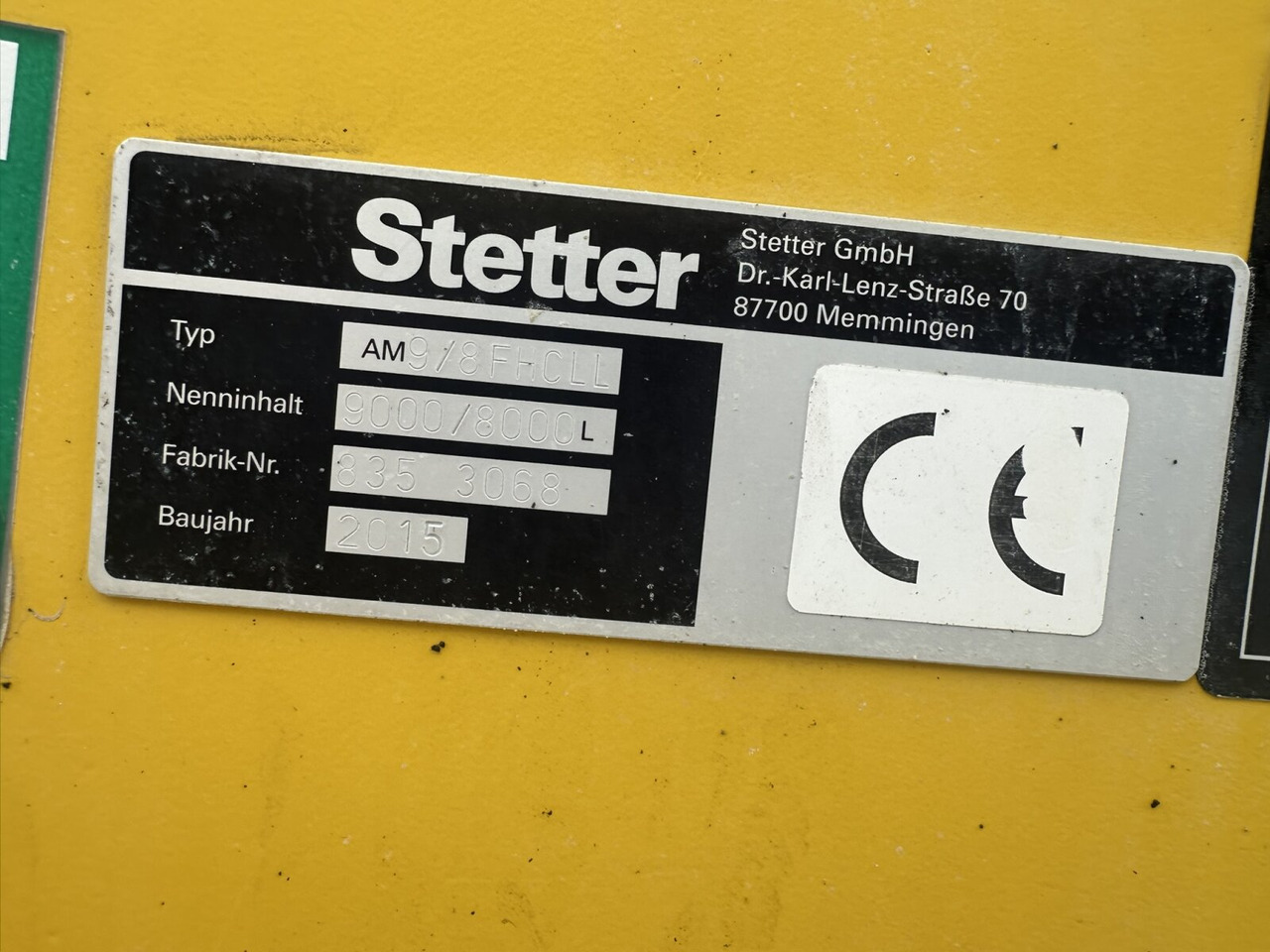 MAN TGS 32.400 8X4 BB TGS 32.400 8x4 BB, Stetter ca. 9m³ - Betongbil: bilde 5 MAN TGS 32.400 8X4 BB TGS 32.400 8x4 BB, Stetter ca. 9m³ - Betongbil: bilde 5