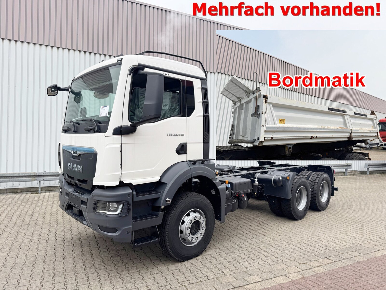 MAN TGS 33.440 6x4 BB TGS 33.440 6x4 BB, Bordmatik, mehrfach vorhanden! - Tippbil: bilde 1 MAN TGS 33.440 6x4 BB TGS 33.440 6x4 BB, Bordmatik, mehrfach vorhanden! - Tippbil: bilde 1