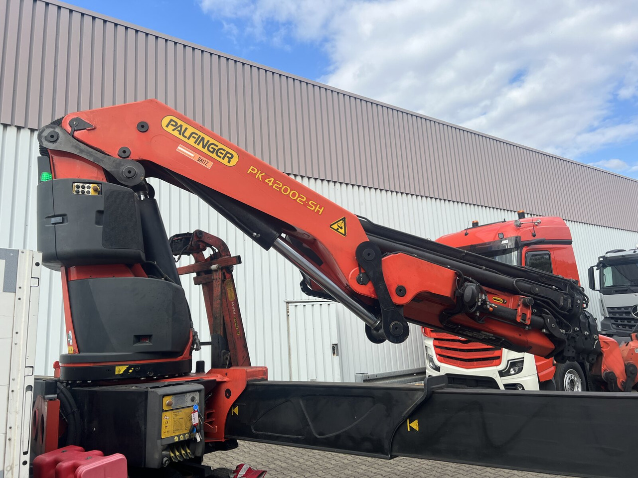 Kranbil, Planbil MAN TGS 35.440 8x4 BL TGS 35.440 8x4 BL, Navi, Heckkran Palfinger PK42002 SH-F + Jip PJ 060 B, 24,9m-730kg, Funk: bilde 15
