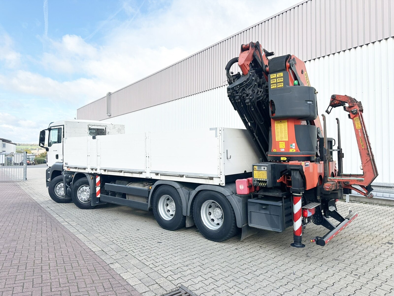 Kranbil, Planbil MAN TGS 35.440 8x4 BL TGS 35.440 8x4 BL, Navi, Heckkran Palfinger PK42002 SH-F + Jip PJ 060 B, 24,9m-730kg, Funk: bilde 13