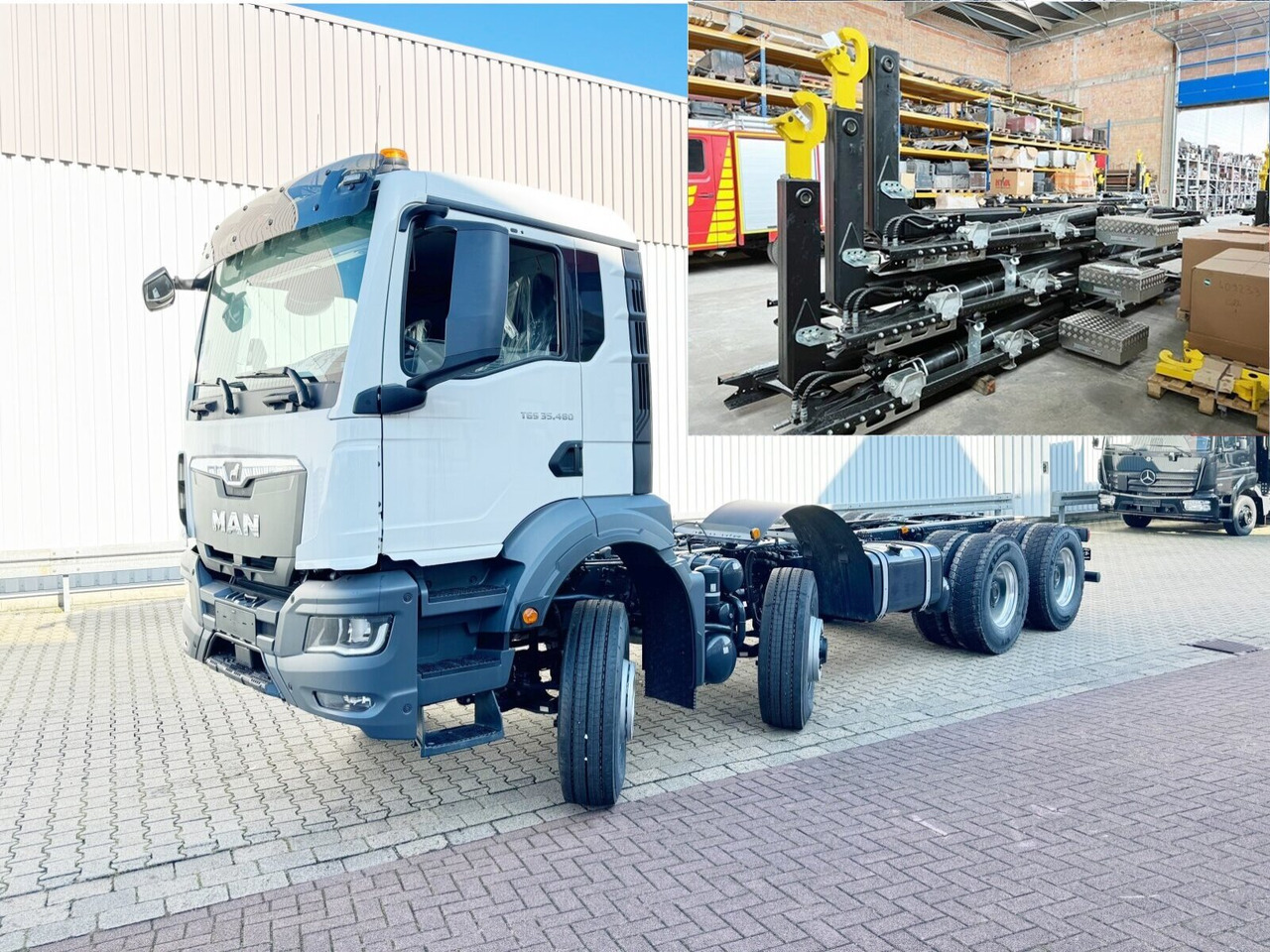 MAN TGS 35.480 8x6H BL CH TGS 35.480 8x6H BL CH, HydroDrive, Navi, Nebenantrieb - Krokbil: bilde 1 MAN TGS 35.480 8x6H BL CH TGS 35.480 8x6H BL CH, HydroDrive, Navi, Nebenantrieb - Krokbil: bilde 1