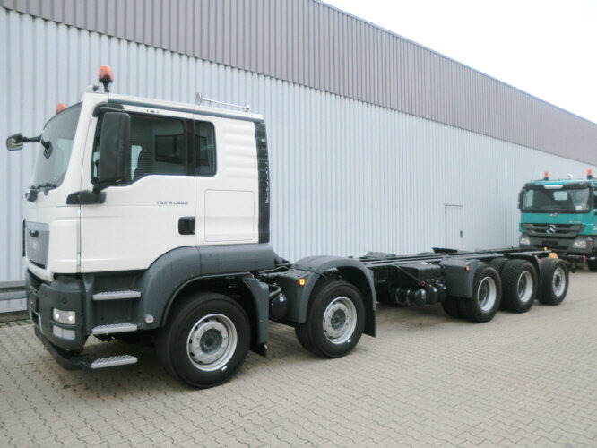 MAN TGS 50.480BB 10x4 TGS 50.480 BB 10x4, 2x VORHANDEN! - Chassis lastebil: bilde 1 MAN TGS 50.480BB 10x4 TGS 50.480 BB 10x4, 2x VORHANDEN! - Chassis lastebil: bilde 1