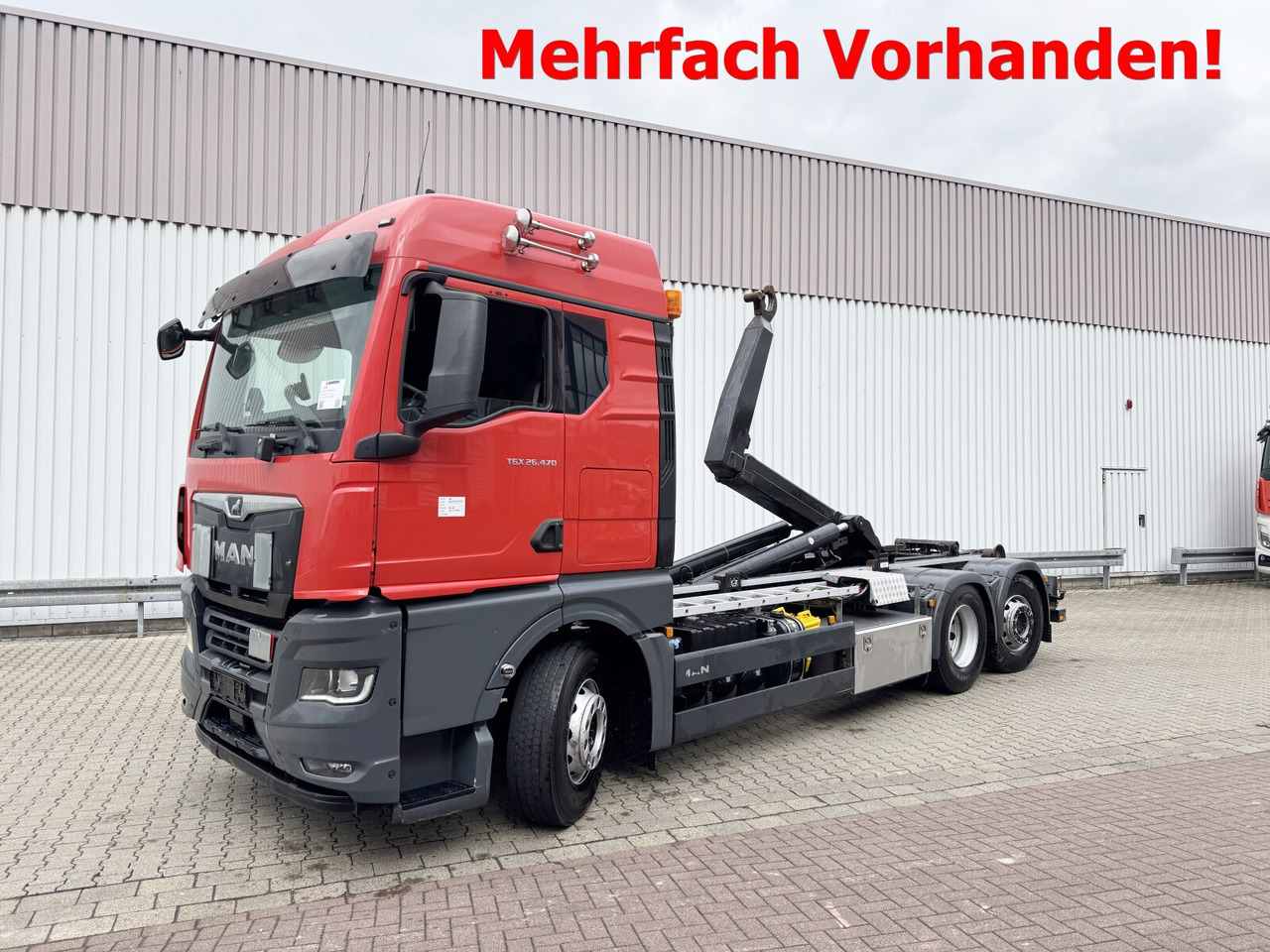 MAN TGX 26.470 6X2-4 BL TGX 26.470 6X2-4 BL, VDL 21-S 6200 Abrollkipper bis 7 m, , Lenk-/Liftachse, XLX-Fahrerhaus, Funk - Krokbil: bilde 1 MAN TGX 26.470 6X2-4 BL TGX 26.470 6X2-4 BL, VDL 21-S 6200 Abrollkipper bis 7 m, , Lenk-/Liftachse, XLX-Fahrerhaus, Funk - Krokbil: bilde 1