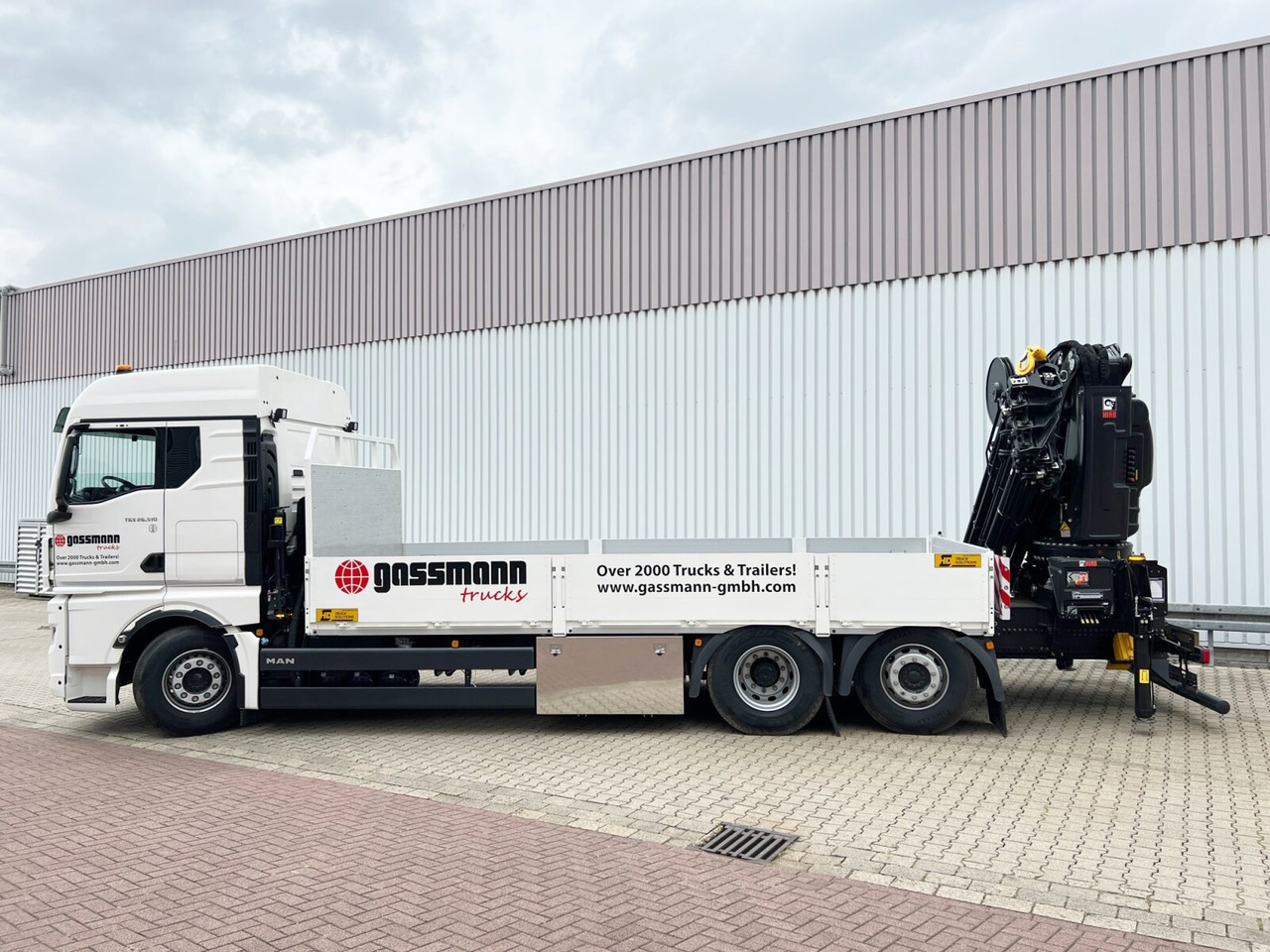 MAN TGX 26.510 6x2-4 LL CH TGX 26.510 6x2-4 LL, Kran Hiab X-HiPro 548 E-8, Lenk-/Liftachse, TwistLock 20Fuß, Funk, Retarder - Kranbil, Planbil: bilde 2 MAN TGX 26.510 6x2-4 LL CH TGX 26.510 6x2-4 LL, Kran Hiab X-HiPro 548 E-8, Lenk-/Liftachse, TwistLock 20Fuß, Funk, Retarder - Kranbil, Planbil: bilde 2