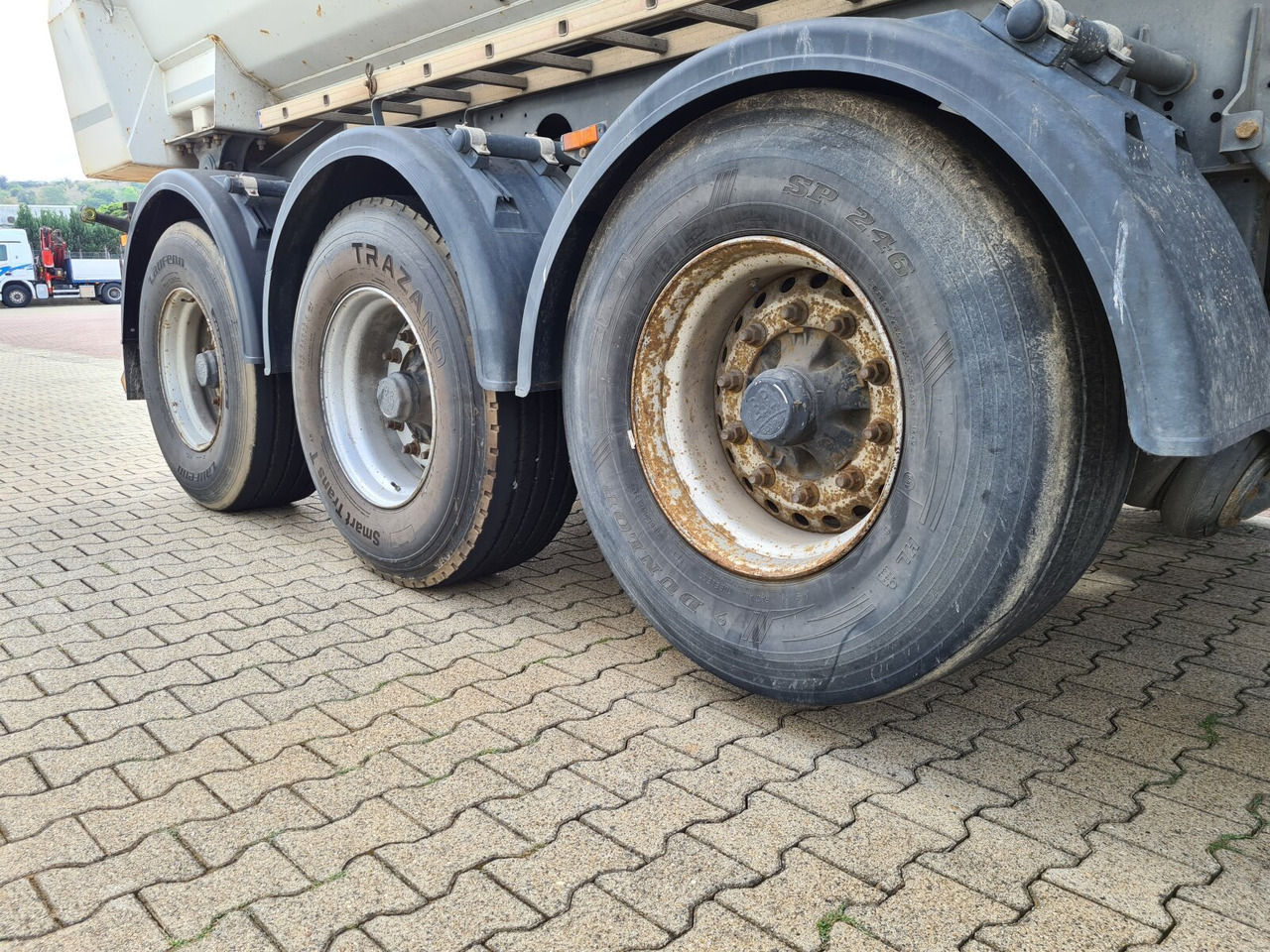 Tippsemi Meiller MHPS 12/27 MHPS 12/27 NOSS2, Stahlmulde ca. 26m³, Liftachse: bilde 9