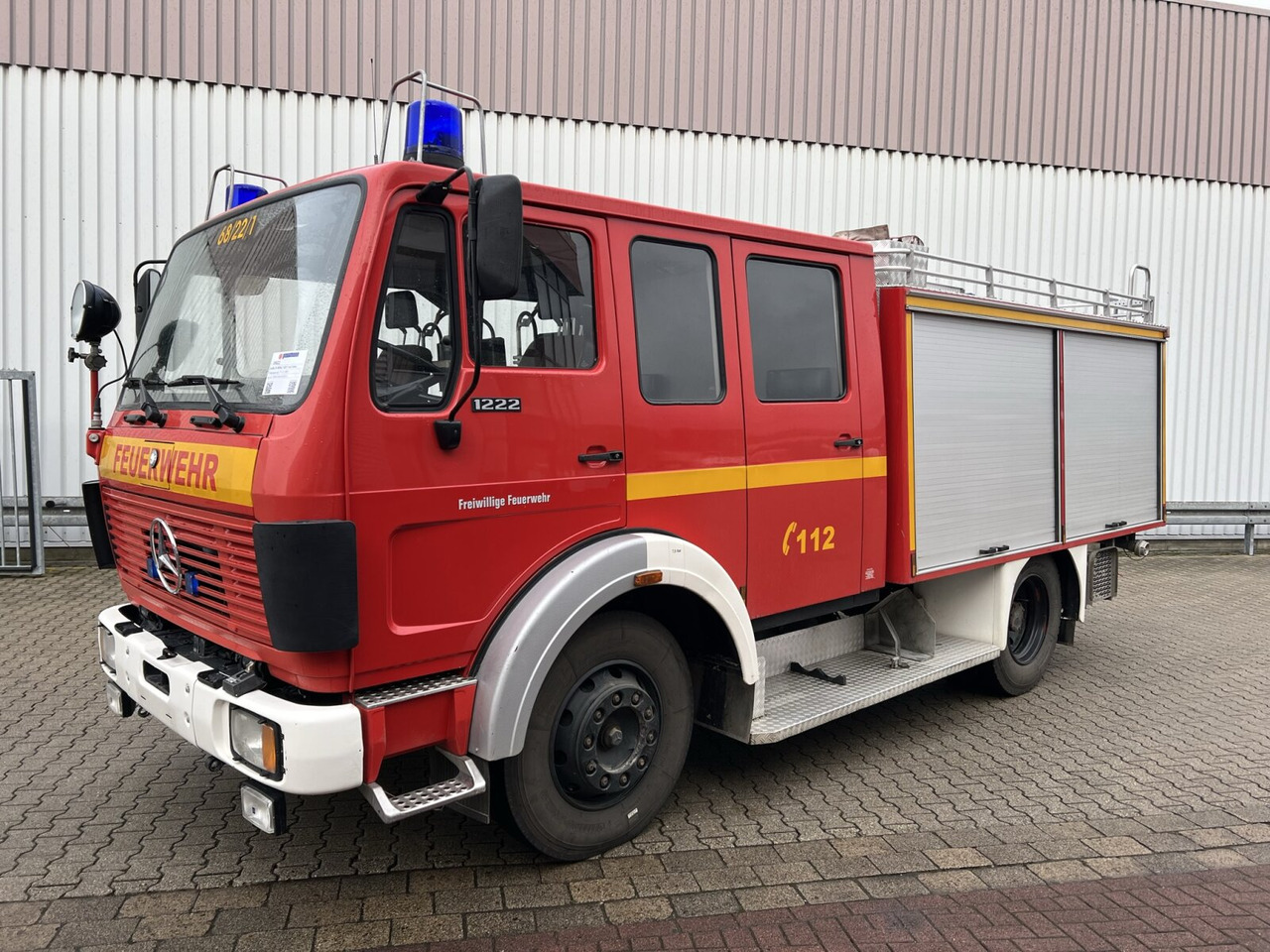Mercedes-Benz 1222 F 4x2 Doka 1222 F 4x2 Doka, TLF 16/25 - Brannbil: bilde 1 Mercedes-Benz 1222 F 4x2 Doka 1222 F 4x2 Doka, TLF 16/25 - Brannbil: bilde 1