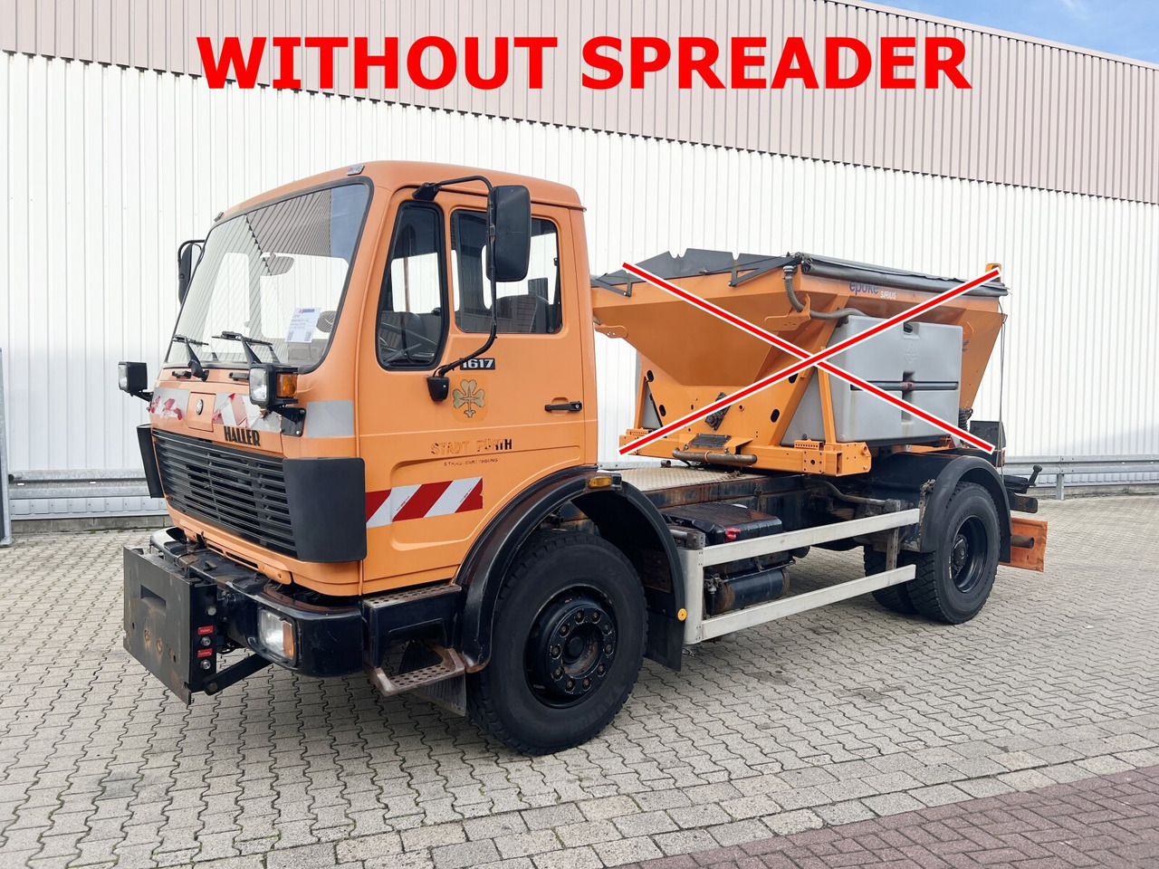 Mercedes-Benz 1617 C 4x2 1617 C 4x2, Winterdienstausstattung - Brøytebil: bilde 1 Mercedes-Benz 1617 C 4x2 1617 C 4x2, Winterdienstausstattung - Brøytebil: bilde 1