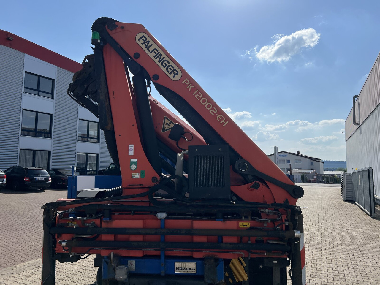 Mercedes-Benz Antos 1836 L 4x2 Antos 1836 L 4x2, Glastransporter, Heckkran Palfinger Pk 12002-EH, Funk - Kranbil: bilde 3 Mercedes-Benz Antos 1836 L 4x2 Antos 1836 L 4x2, Glastransporter, Heckkran Palfinger Pk 12002-EH, Funk - Kranbil: bilde 3
