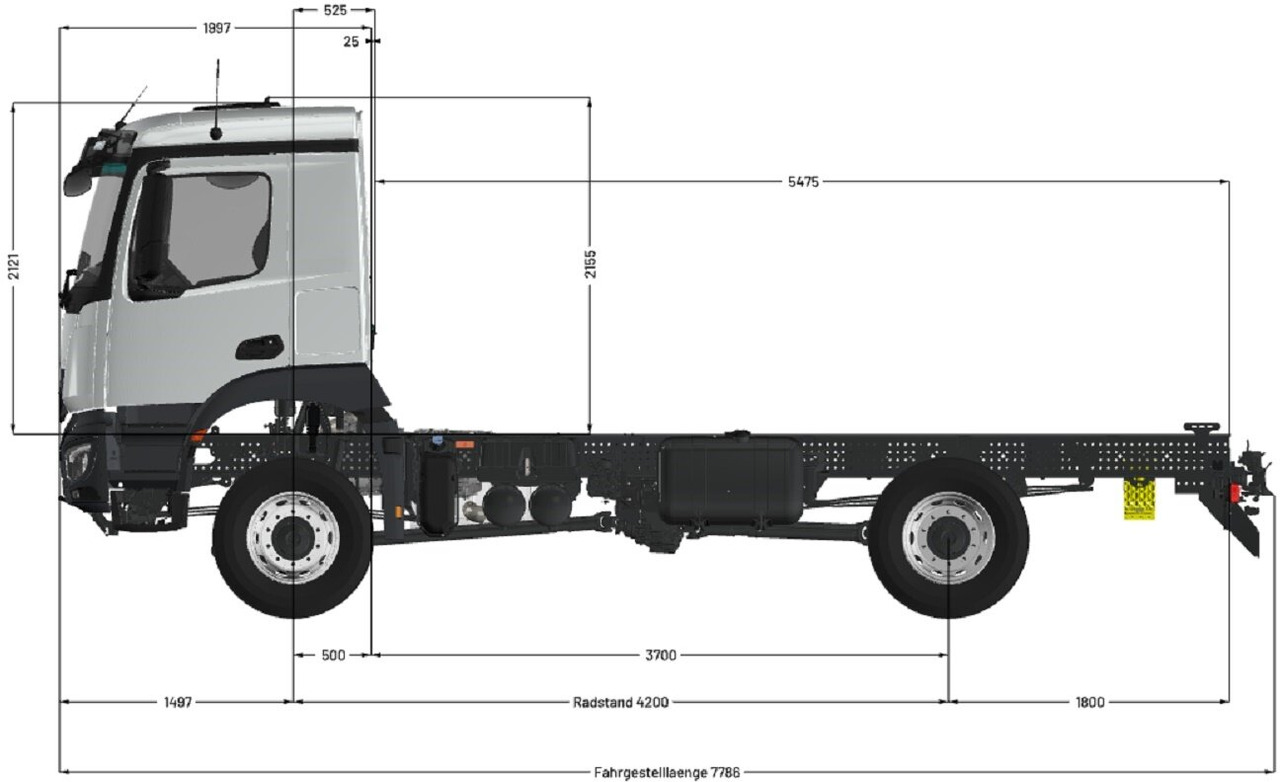 Mercedes-Benz Arocs 1827/30 A 4x4 Arocs 1827/30 A 4x4, mehrfach vorhanden! - Chassis lastebil: bilde 5 Mercedes-Benz Arocs 1827/30 A 4x4 Arocs 1827/30 A 4x4, mehrfach vorhanden! - Chassis lastebil: bilde 5