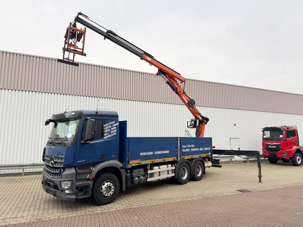 Mercedes-Benz Arocs 2642 6x4 Arocs 2642 6x4 mit Heckkran Atlas AK 186.3 V-2 - Kranbil, Planbil: bilde 1 Mercedes-Benz Arocs 2642 6x4 Arocs 2642 6x4 mit Heckkran Atlas AK 186.3 V-2 - Kranbil, Planbil: bilde 1