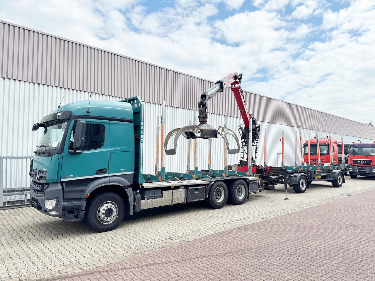 Tømmerbil, Kranbil Mercedes-Benz Arocs 2651 L 6x4 Arocs 2651 L 6x4, Retarder, StreamSpace, Heckkran Epsilon M120L80: bilde 8