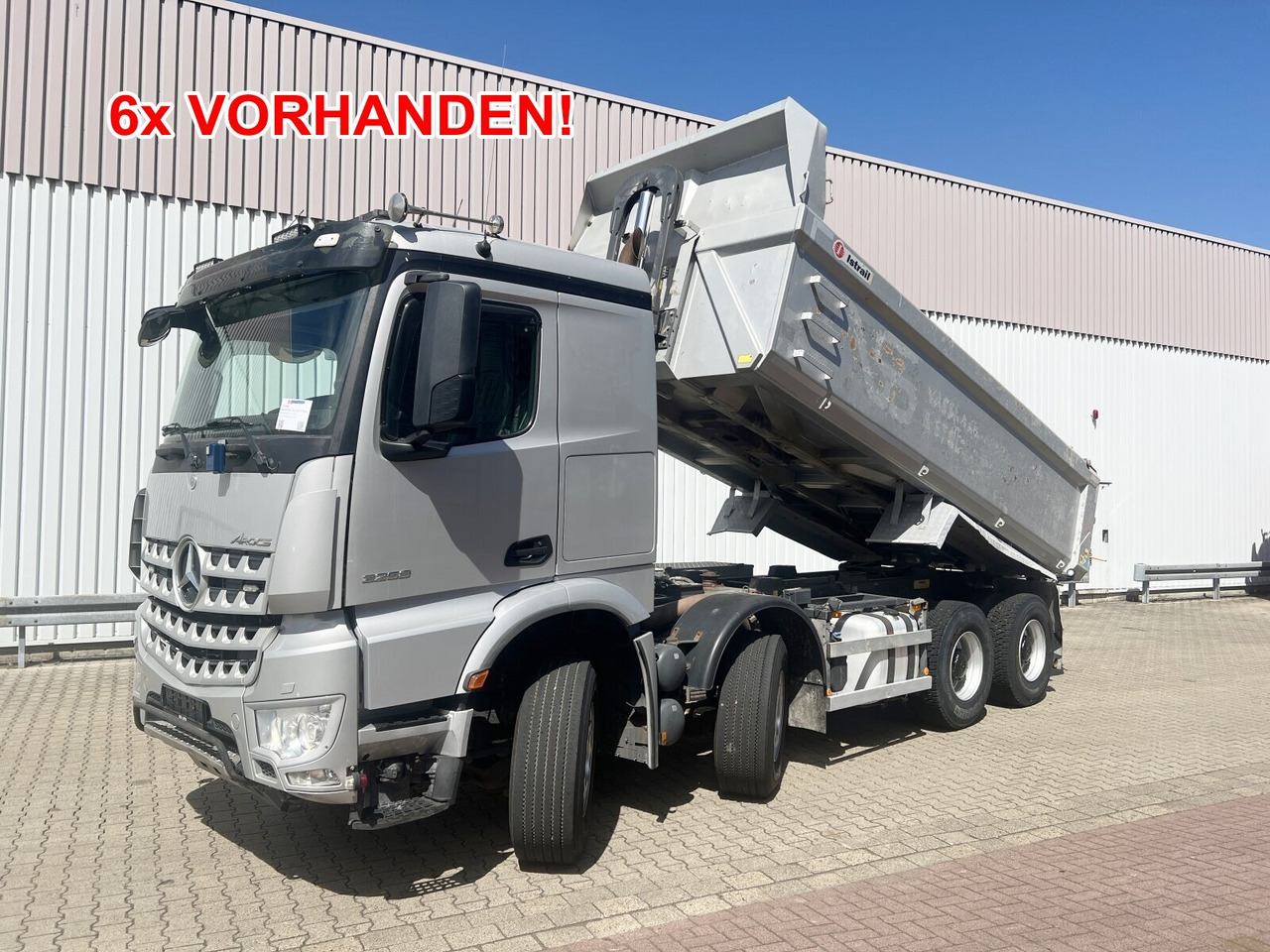 Mercedes-Benz Arocs 3251 LK 8x4/4 Arocs 3251 LK 8x4/4, Retarder, Stahlmulde ca. 15m³, hydr. Heckklappe - Dumper: bilde 1 Mercedes-Benz Arocs 3251 LK 8x4/4 Arocs 3251 LK 8x4/4, Retarder, Stahlmulde ca. 15m³, hydr. Heckklappe - Dumper: bilde 1