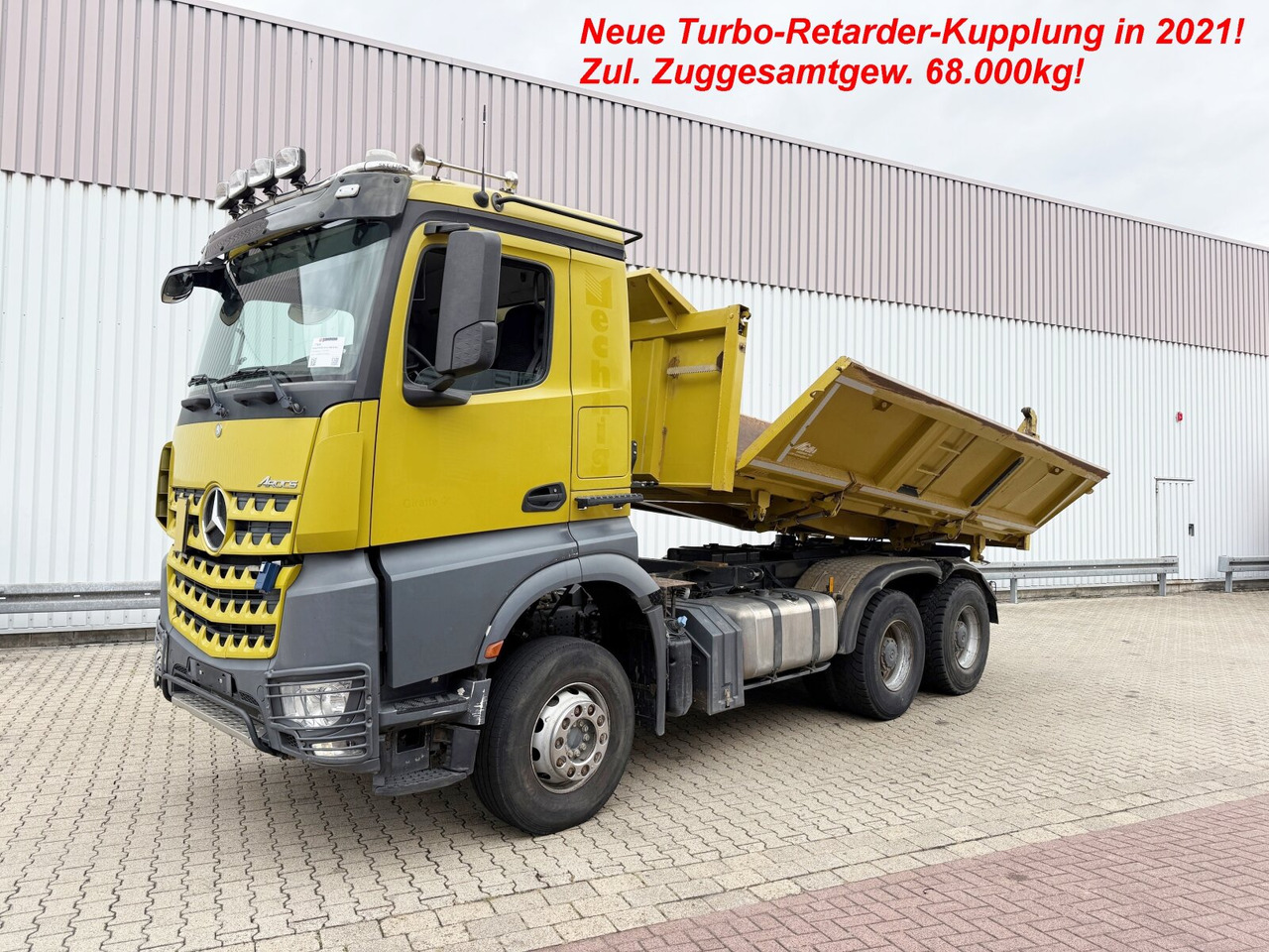 Mercedes-Benz Arocs 3363 K 6x4 Arocs 3363 K 6x4, Grounder, Turbo-Retarder-Kupplung, Bordmatik - Tippbil: bilde 1 Mercedes-Benz Arocs 3363 K 6x4 Arocs 3363 K 6x4, Grounder, Turbo-Retarder-Kupplung, Bordmatik - Tippbil: bilde 1