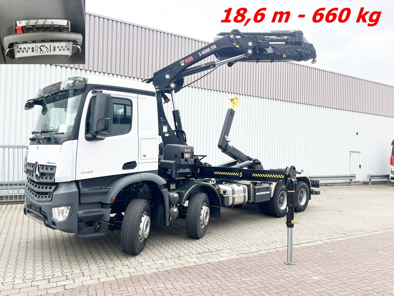 Mercedes-Benz Arocs 4142 B 8x4/4 Arocs 4142 B 8x4/4, Grounder, Funk - Krokbil, Kranbil: bilde 1 Mercedes-Benz Arocs 4142 B 8x4/4 Arocs 4142 B 8x4/4, Grounder, Funk - Krokbil, Kranbil: bilde 1