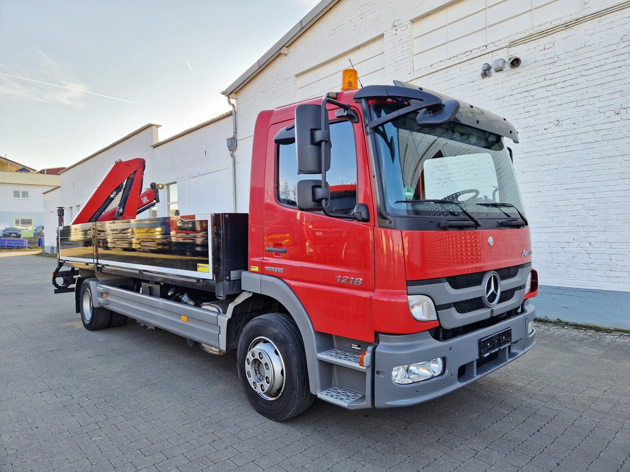 Interior photo 1: Kranbil, Planbil Mercedes-Benz Atego 1218 L 4x2 1218 L 4x2, Fassi Kran F 95A21 5.9m-1.545 kg,