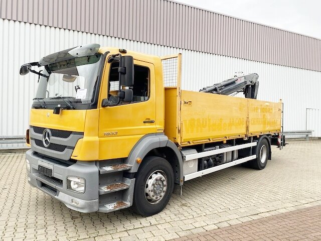 Mercedes-Benz Axor 1833 L 4x2 Axor 1833 L 4x2 mit Heckkran Hiab XS 133 K-2 - Kranbil, Planbil: bilde 1 Mercedes-Benz Axor 1833 L 4x2 Axor 1833 L 4x2 mit Heckkran Hiab XS 133 K-2 - Kranbil, Planbil: bilde 1