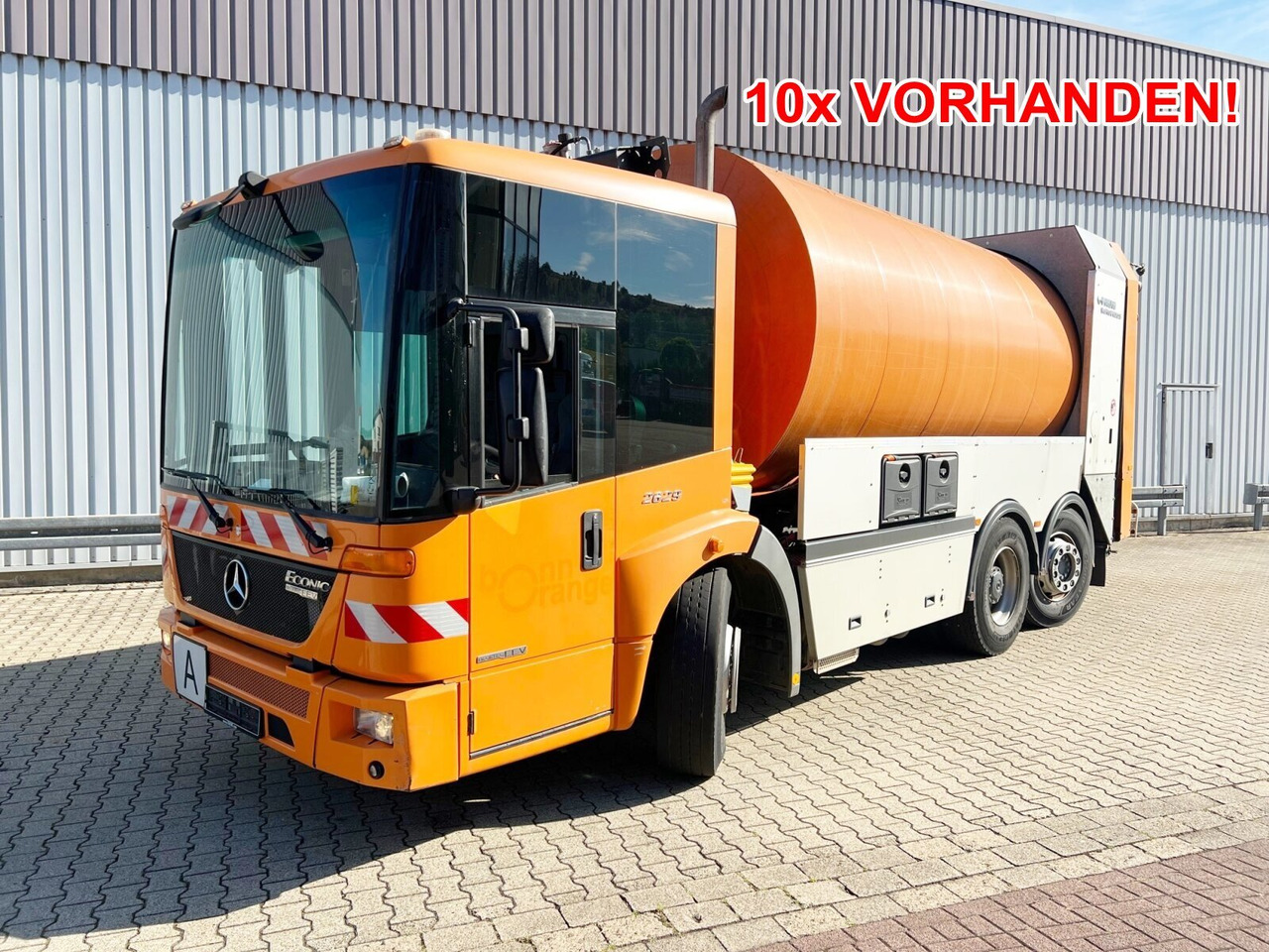 Mercedes-Benz Econic 2629 L/NLA 6x2/4 Econic 2629 L/NLA 6x2/4, EEV, Lenkachse, FAUN Rotopress 519L, Zöller-Schüttung - Søppelbil: bilde 1 Mercedes-Benz Econic 2629 L/NLA 6x2/4 Econic 2629 L/NLA 6x2/4, EEV, Lenkachse, FAUN Rotopress 519L, Zöller-Schüttung - Søppelbil: bilde 1