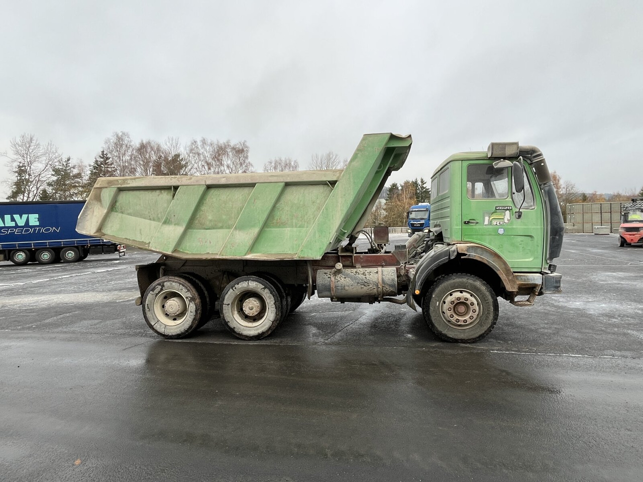 Mercedes-Benz NG 2628 K 6x4 NG 2628 K 6x4, V8, MEILLER Stahlmulde ca. 10³ - Dumper: bilde 2 Mercedes-Benz NG 2628 K 6x4 NG 2628 K 6x4, V8, MEILLER Stahlmulde ca. 10³ - Dumper: bilde 2