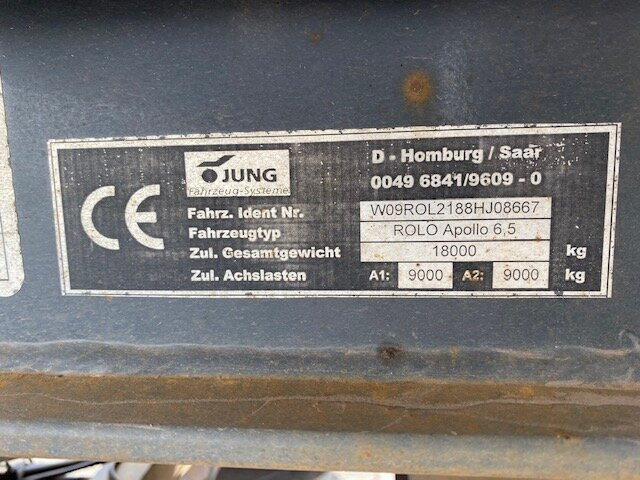 Rolo Apollo 6,5 Rolo Apollo 6,5 Schlittenabroller - Krokhenger/ Liftdumper henger: bilde 5 Rolo Apollo 6,5 Rolo Apollo 6,5 Schlittenabroller - Krokhenger/ Liftdumper henger: bilde 5
