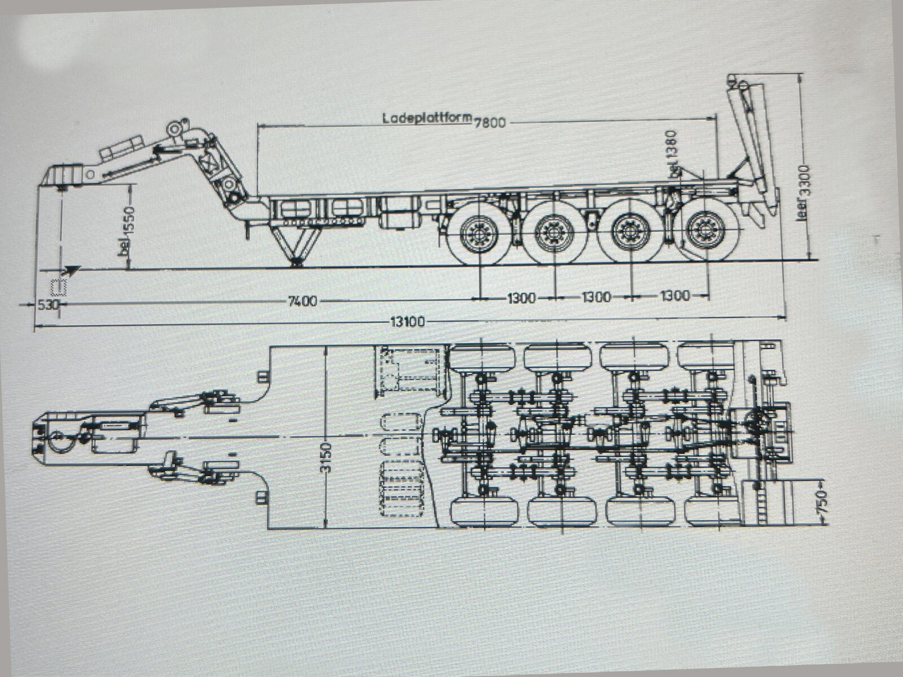 SLT 50-3 SLT 50-3, Elefant, EX BW - Lavloader semitrailer: bilde 2 SLT 50-3 SLT 50-3, Elefant, EX BW - Lavloader semitrailer: bilde 2