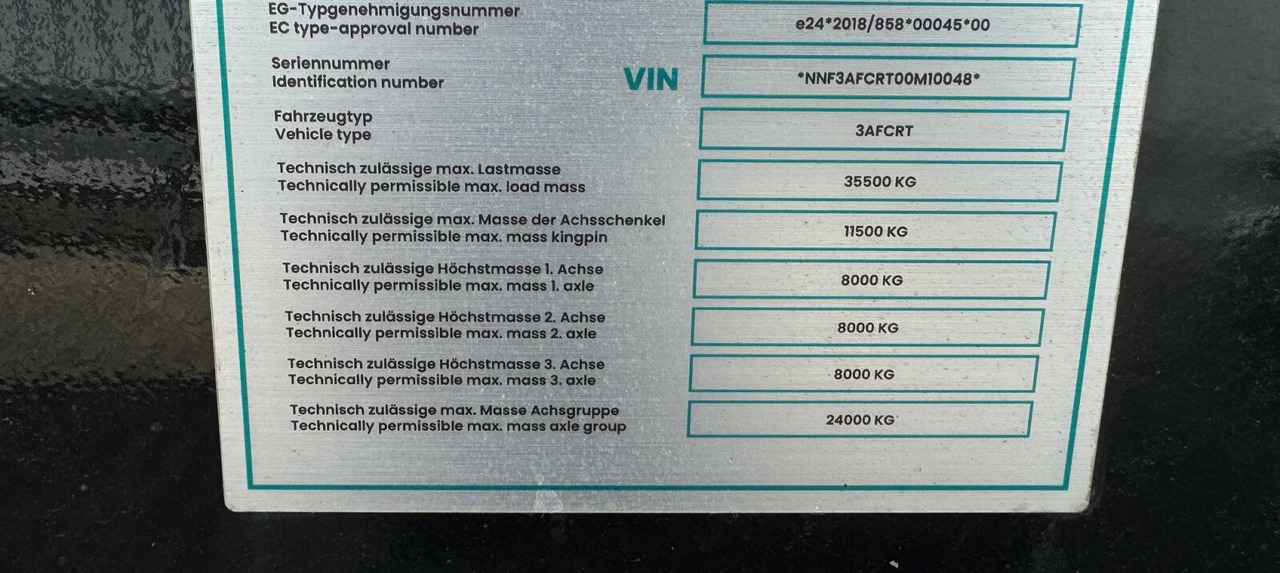 Euro ATM 27 Euro ATM 27, HARDOX Stahlmulde ca. 27m³, Liftachse - Semitrailer: bilde 4 Euro ATM 27 Euro ATM 27, HARDOX Stahlmulde ca. 27m³, Liftachse - Semitrailer: bilde 4