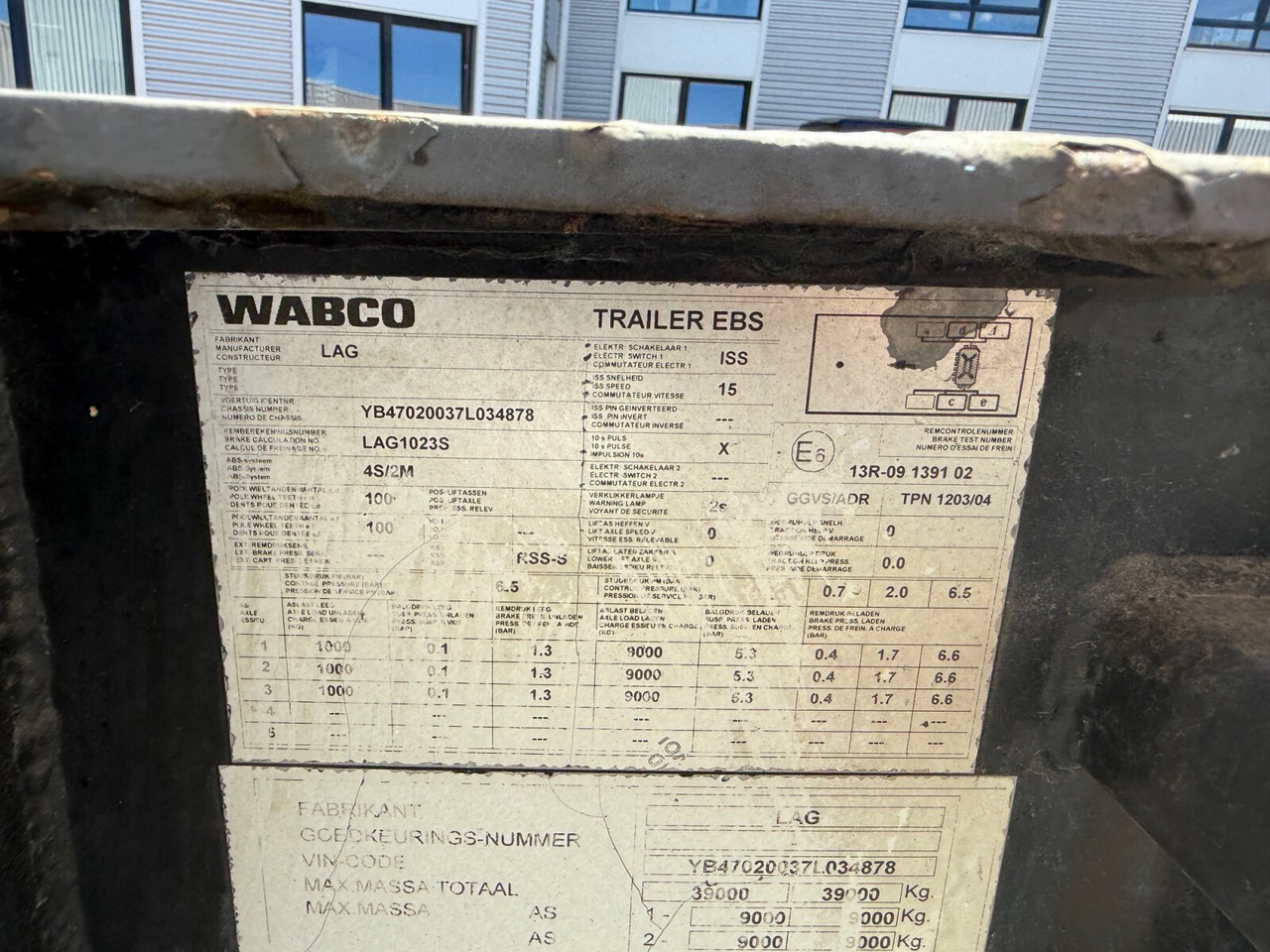 Lag 0-3-39 CD Containerchassis 0-3-39 CD Containerchassis, 20ft und 30ft, ADR - Semitrailer: bilde 2 Lag 0-3-39 CD Containerchassis 0-3-39 CD Containerchassis, 20ft und 30ft, ADR - Semitrailer: bilde 2