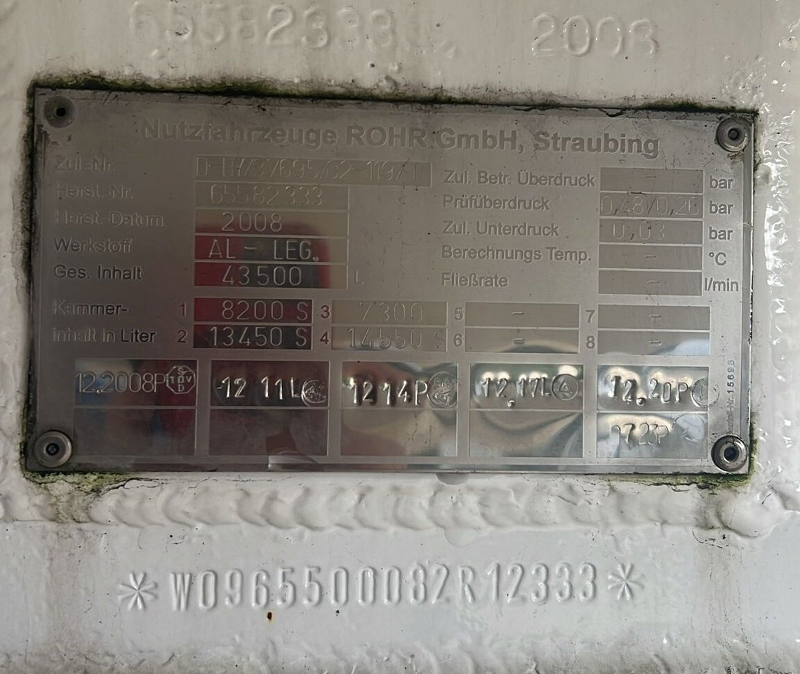 TAL-A-ZE 44,0 TAL-A-ZE 44,0, 43.500l, 4 Kammern, Untenbefüllung - Tanksemi: bilde 3 TAL-A-ZE 44,0 TAL-A-ZE 44,0, 43.500l, 4 Kammern, Untenbefüllung - Tanksemi: bilde 3