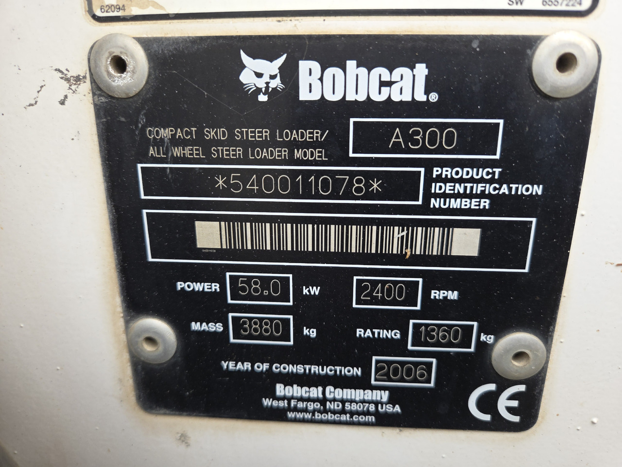 BOBCAT A300 - Kompaktlaster: bilde 5 BOBCAT A300 - Kompaktlaster: bilde 5