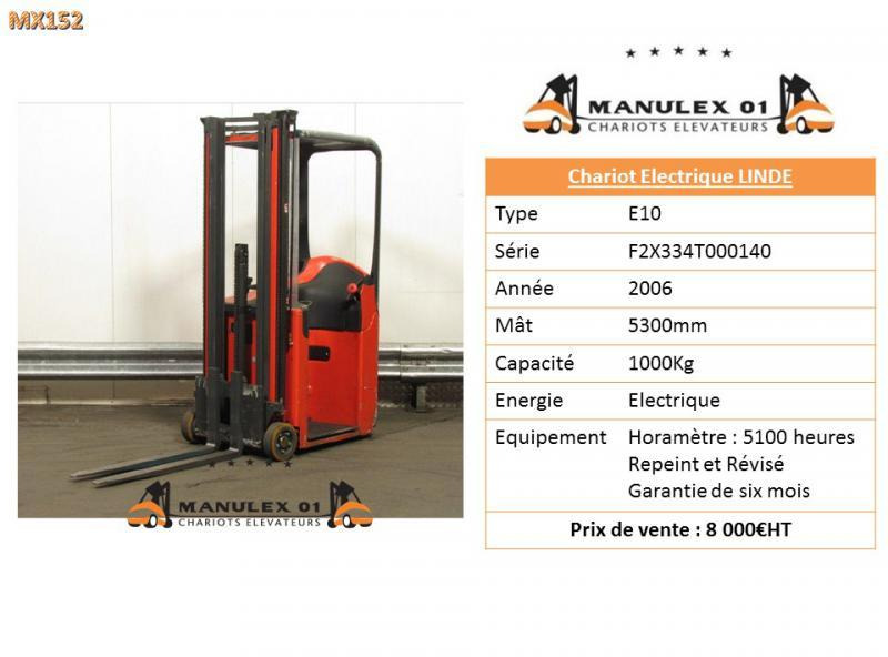 Linde E10 - El-truck: bilde 2 Linde E10 - El-truck: bilde 2