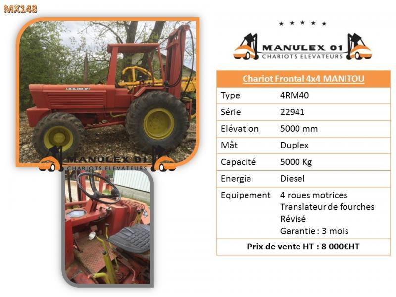 Manitou 4RM40 - Terrenggående gaffeltruck: bilde 4 Manitou 4RM40 - Terrenggående gaffeltruck: bilde 4