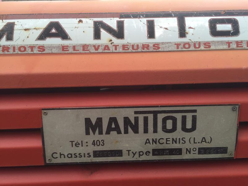 Manitou 4RM40 - Terrenggående gaffeltruck: bilde 3 Manitou 4RM40 - Terrenggående gaffeltruck: bilde 3