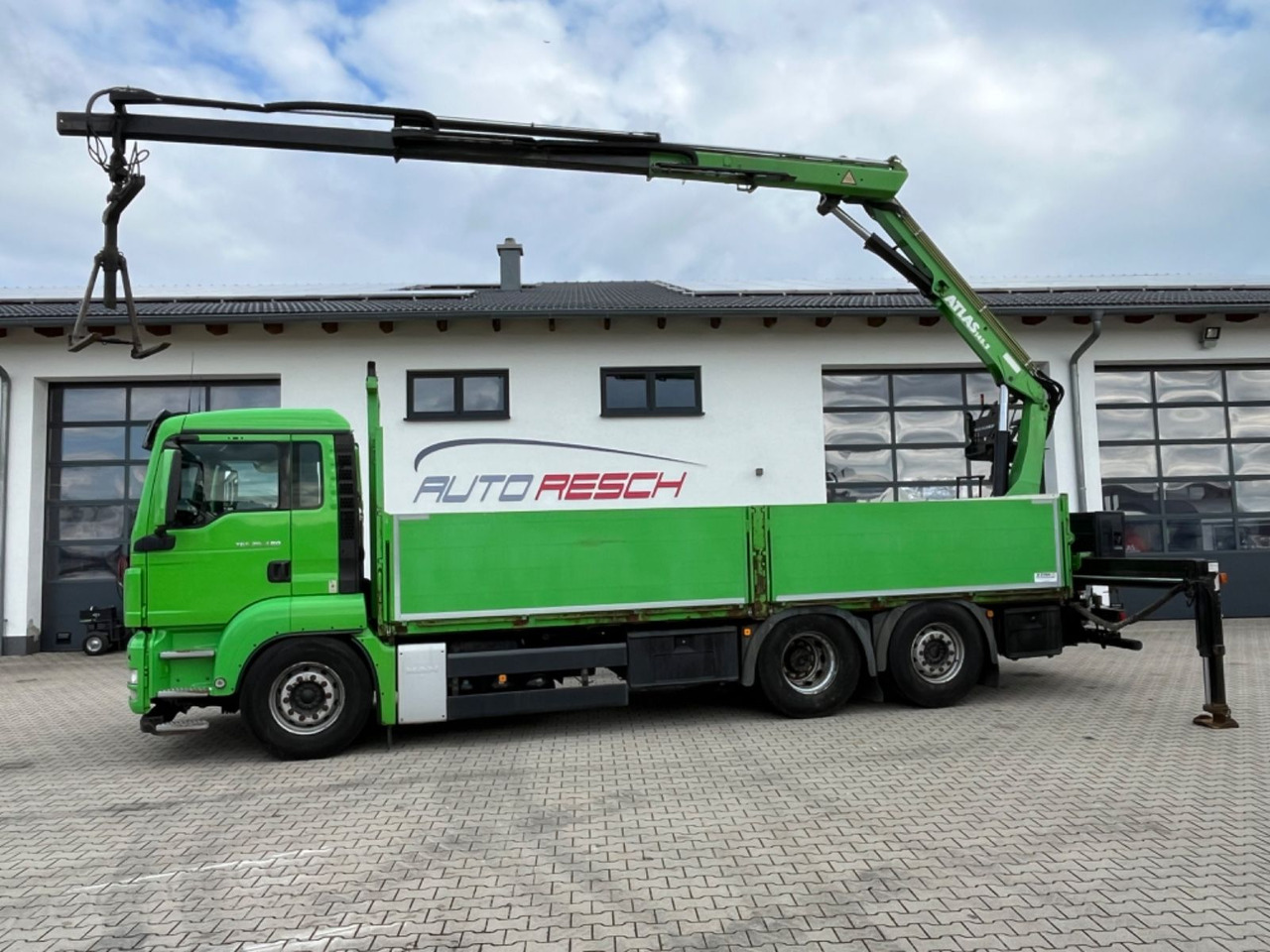 MAN TGS 25.440 Baustoff Pritsche mit Atlas 165.2VE - Planbil, Kranbil: bilde 2 MAN TGS 25.440 Baustoff Pritsche mit Atlas 165.2VE - Planbil, Kranbil: bilde 2