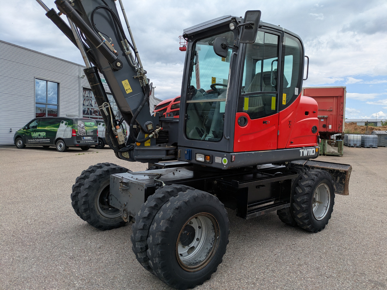 TEREX TW110 Mobilbagger Powertilt Rußpartikelfilter - Hjulgraver: bilde 2 TEREX TW110 Mobilbagger Powertilt Rußpartikelfilter - Hjulgraver: bilde 2