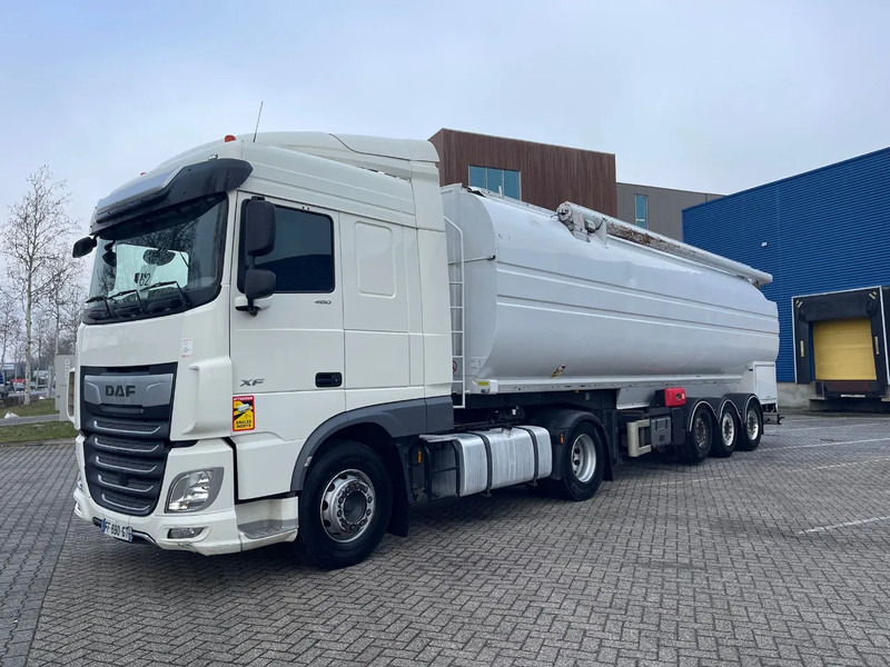 DAF XF 480 + bj 2013 semitrailer TSCI, AUGER, 8 comp, mooving axel, radiocontrol - Tankbil: bilde 1 DAF XF 480 + bj 2013 semitrailer TSCI, AUGER, 8 comp, mooving axel, radiocontrol - Tankbil: bilde 1