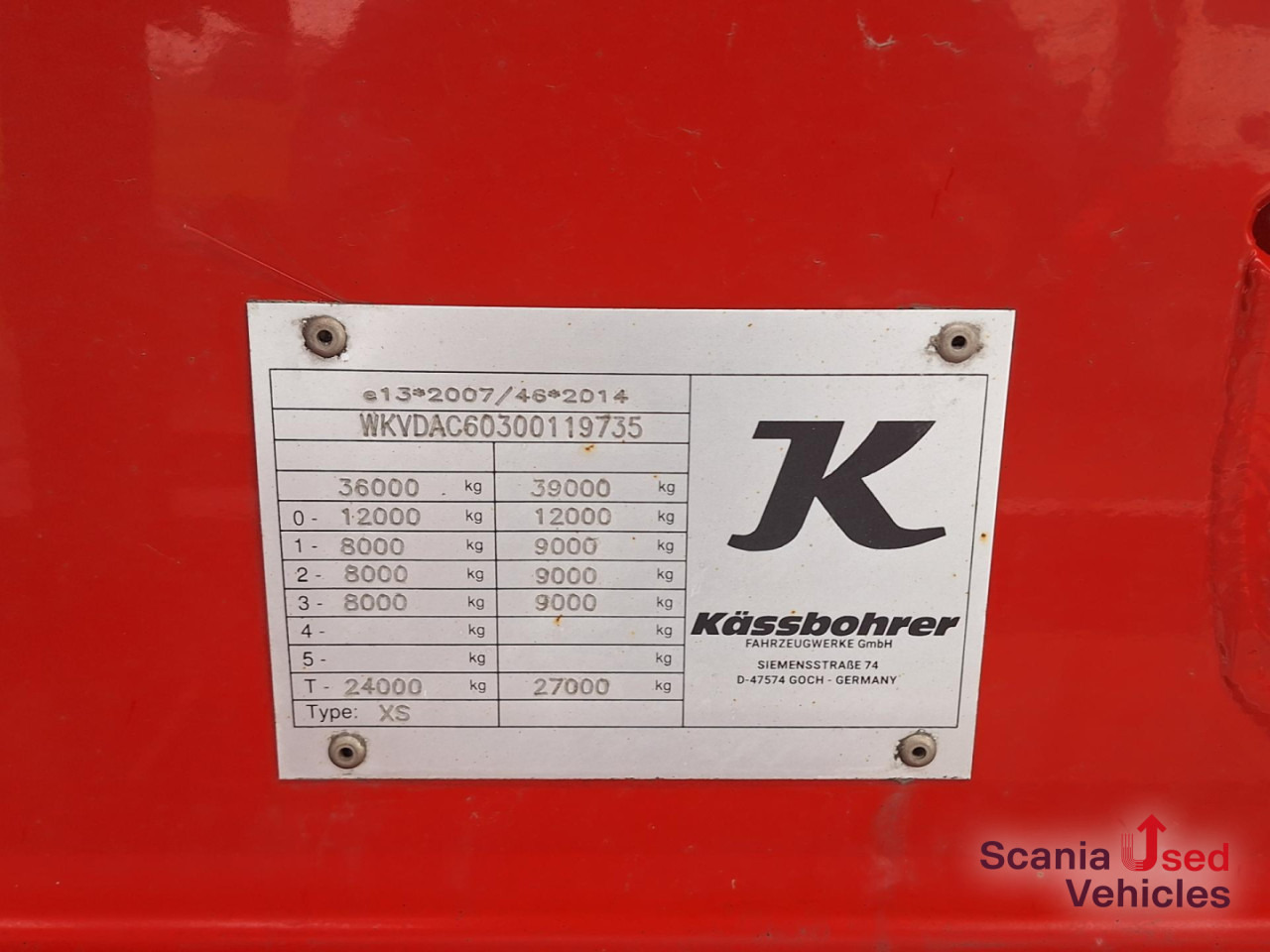 KAESSBOHRER Lebensmitteltank Kippbar SSK 40XS Neuwertig !! - Bulktrailer: bilde 3 KAESSBOHRER Lebensmitteltank Kippbar SSK 40XS Neuwertig !! - Bulktrailer: bilde 3