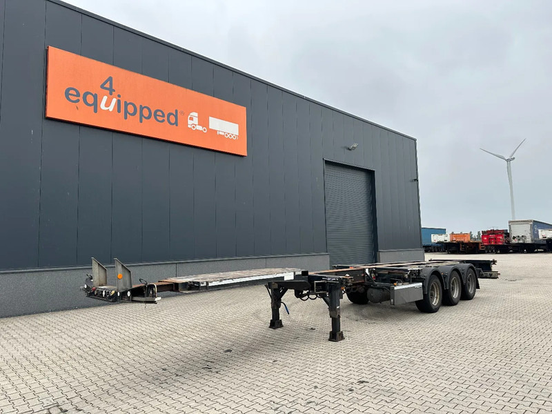 Broshuis 3UCC-39/45 FLN, 45FT High Cube multi, BPW, liftas, NL-chassis, 2x beschikbaar - Container-transport/ Vekselflak semitrailer: bilde 1 Broshuis 3UCC-39/45 FLN, 45FT High Cube multi, BPW, liftas, NL-chassis, 2x beschikbaar - Container-transport/ Vekselflak semitrailer: bilde 1