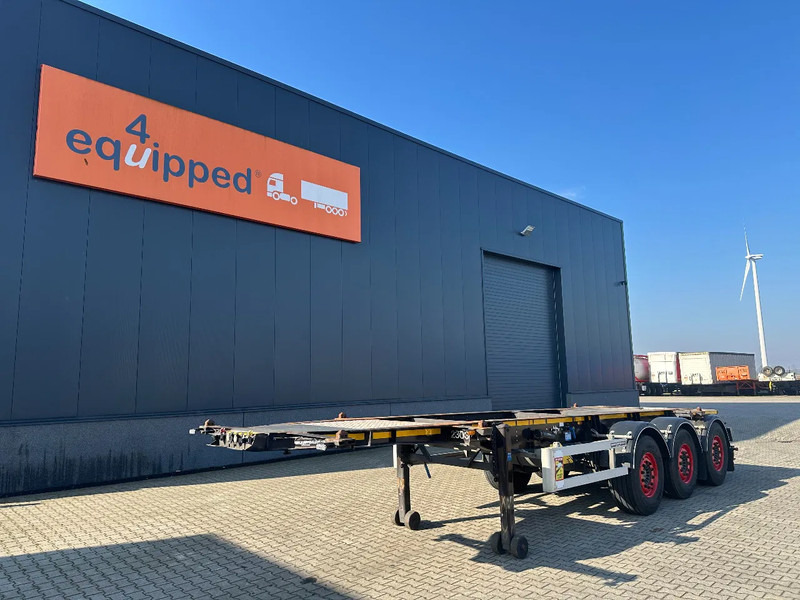 Burg 20FT / 20FT SWAP ADR, 3.690kg, SAF INTRADISC, 2 liftassen, APK/ADR: 9/2025 - Container-transport/ Vekselflak semitrailer: bilde 1 Burg 20FT / 20FT SWAP ADR, 3.690kg, SAF INTRADISC, 2 liftassen, APK/ADR: 9/2025 - Container-transport/ Vekselflak semitrailer: bilde 1