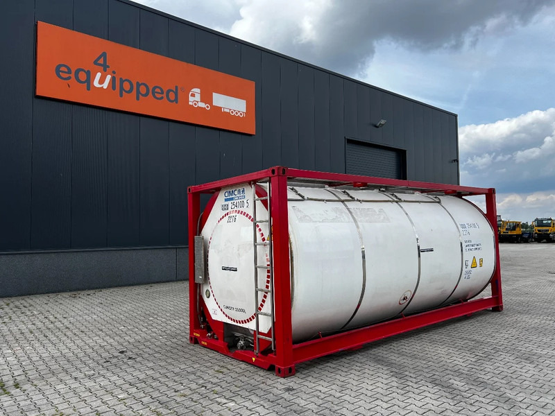 CIMC 20FT ISO, 25.010L/1-COMP/3 BAFFELS/4 shutters, ADR valid until 01/2027 - Lagringstank: bilde 1 CIMC 20FT ISO, 25.010L/1-COMP/3 BAFFELS/4 shutters, ADR valid until 01/2027 - Lagringstank: bilde 1